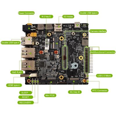 RTSO-1001 AGX Xavier Industrial Carrier Board 전원 입력 9V ~ 20V 시리즈 Jetson AGX Orin